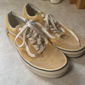 Vans women’s yellow and White Sneakers